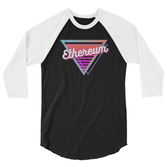 Ethereum Neon Triangle Raglan Shirt
