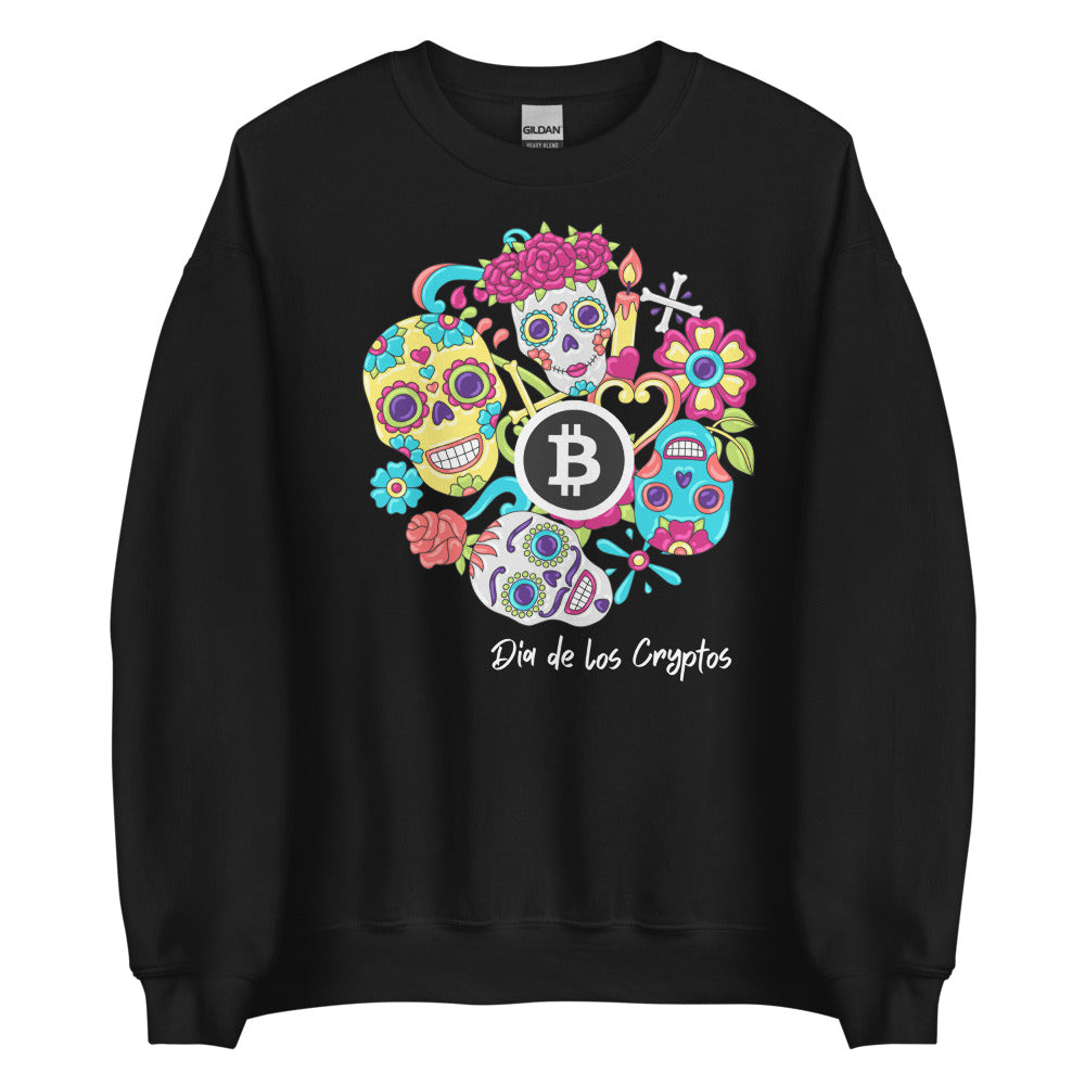 Dia De Los Cryptos (Bitcoin) Unisex Sweatshirt