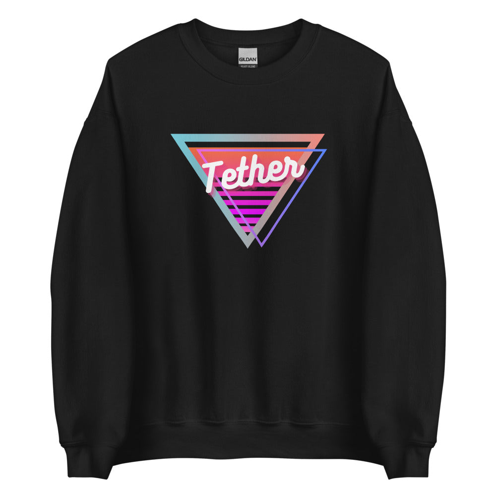 Tether Neon Triangle Unisex Sweatshirt