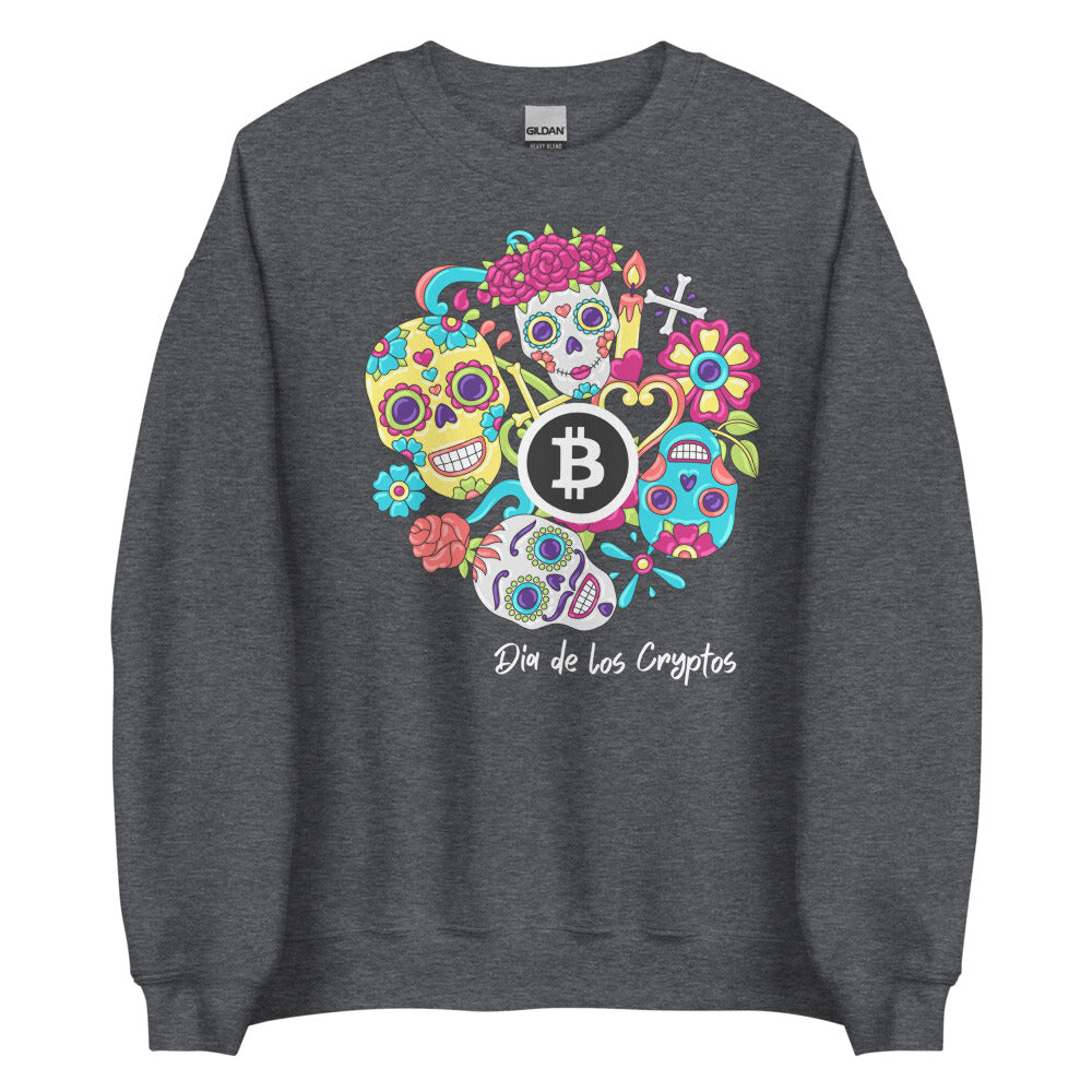Dia De Los Cryptos (Bitcoin) Unisex Sweatshirt