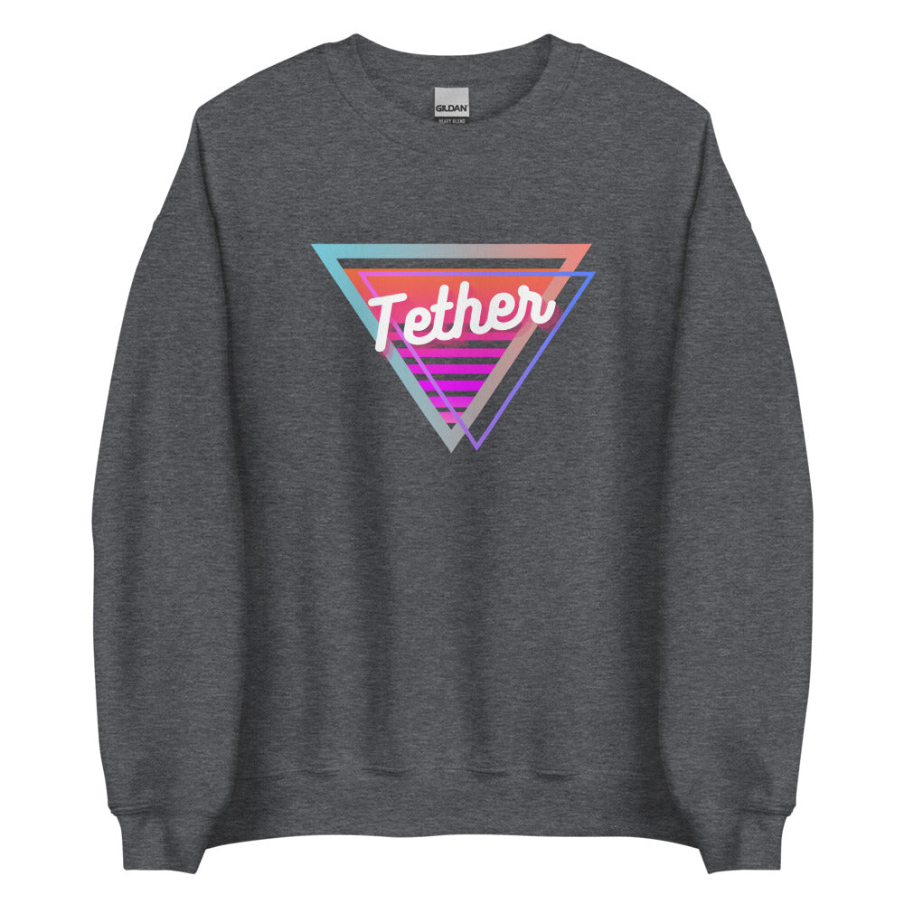 Tether Neon Triangle Unisex Sweatshirt