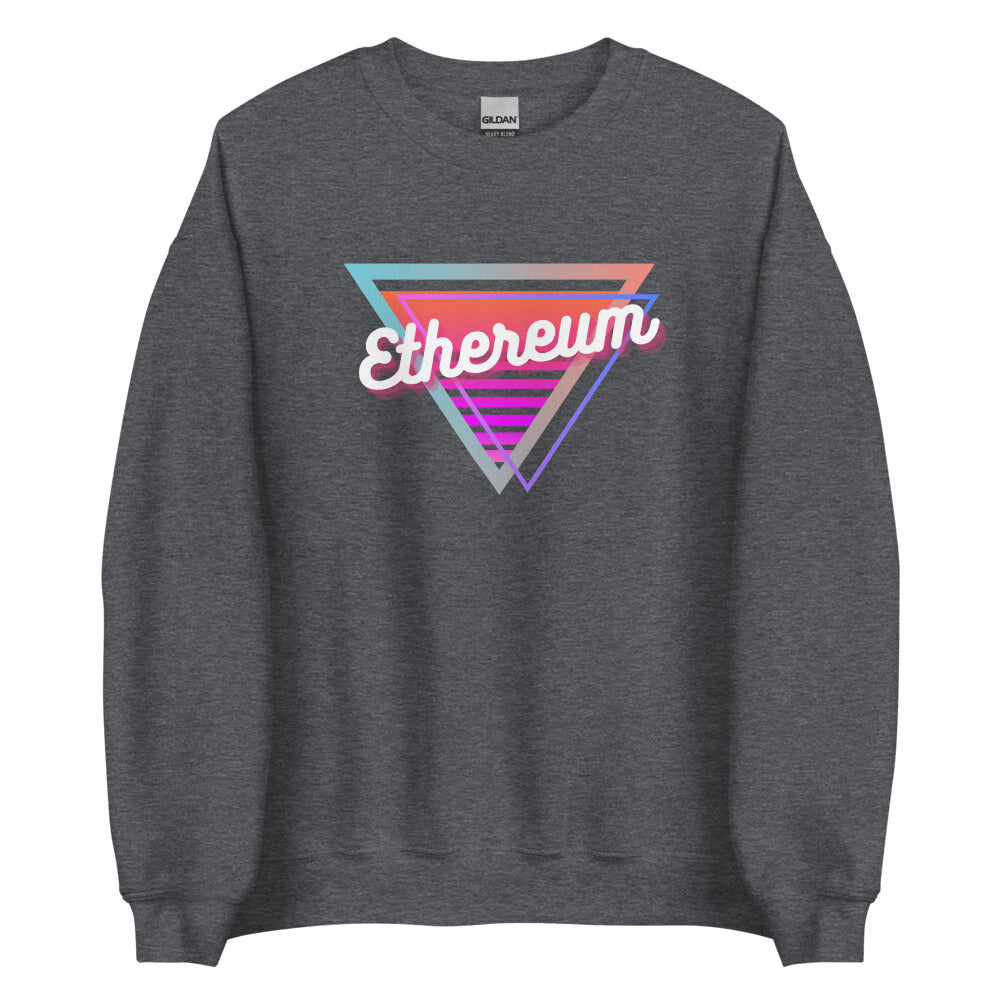 Ethereum Neon Triangle Unisex Sweatshirt