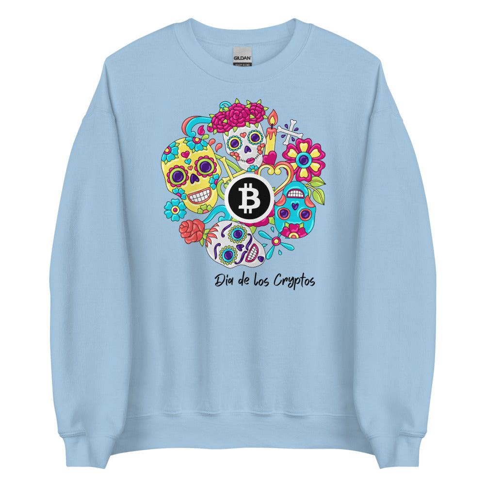 Dia De Los Cryptos (Bitcoin) Unisex Sweatshirt