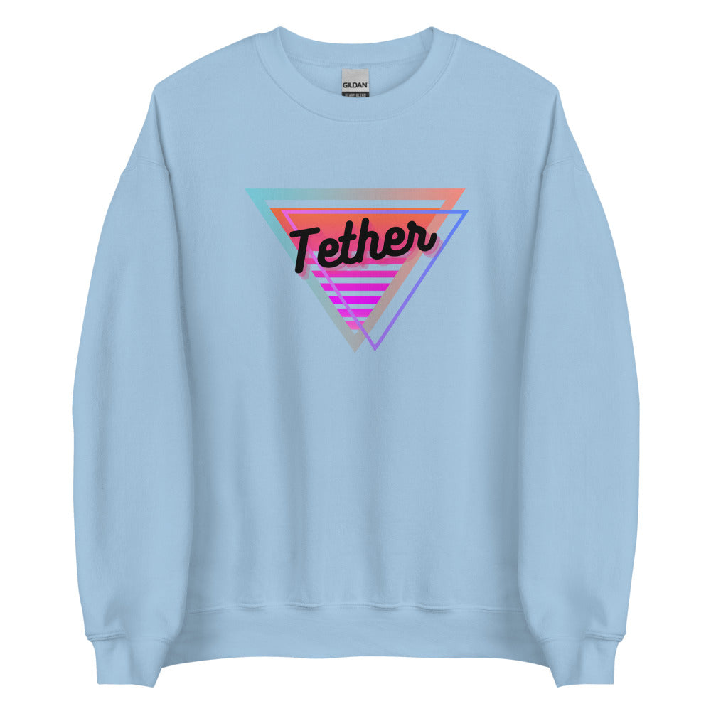 Tether Neon Triangle Unisex Sweatshirt
