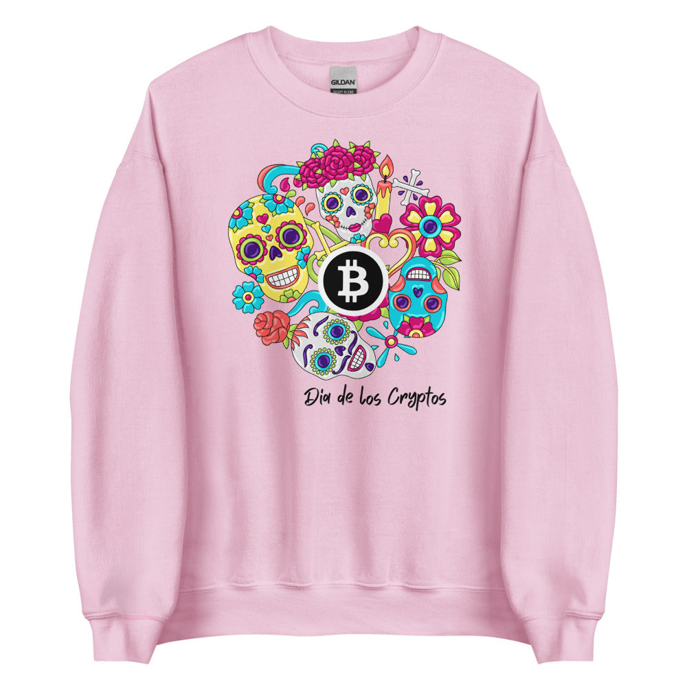 Dia De Los Cryptos (Bitcoin) Unisex Sweatshirt