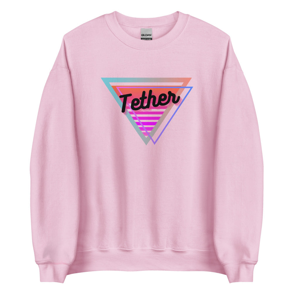 Tether Neon Triangle Unisex Sweatshirt