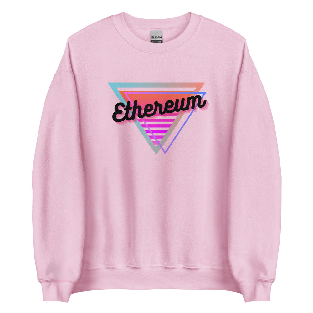 Ethereum Neon Triangle Unisex Sweatshirt