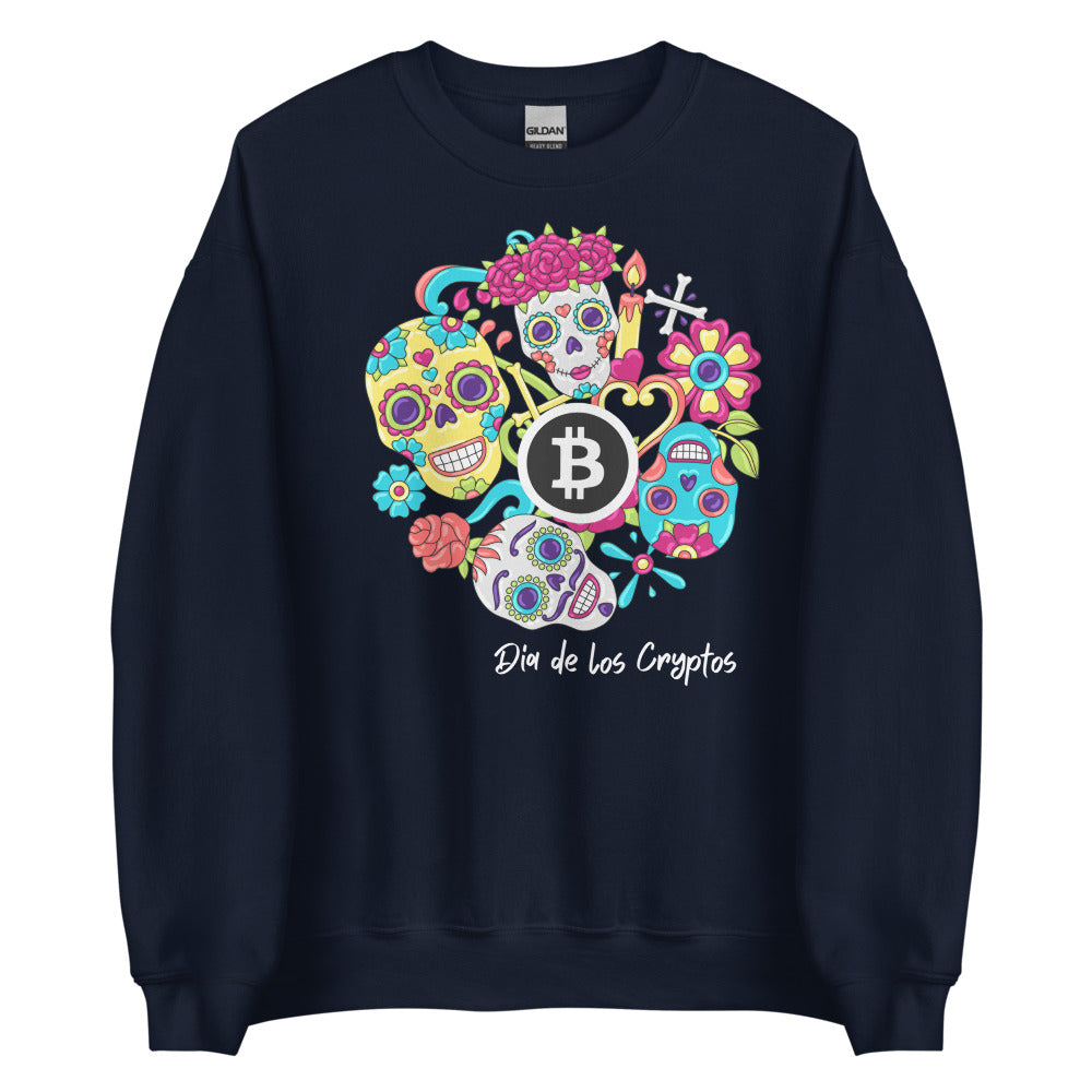 Dia De Los Cryptos (Bitcoin) Unisex Sweatshirt