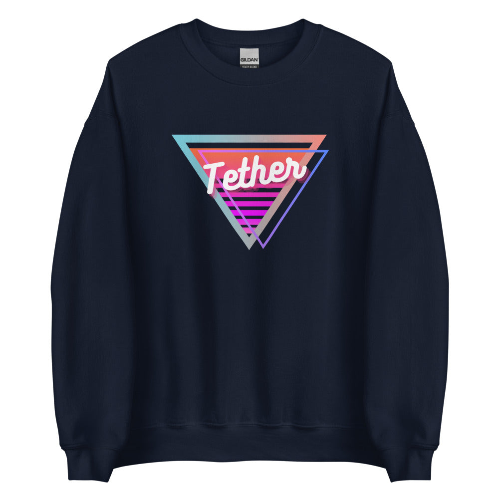Tether Neon Triangle Unisex Sweatshirt