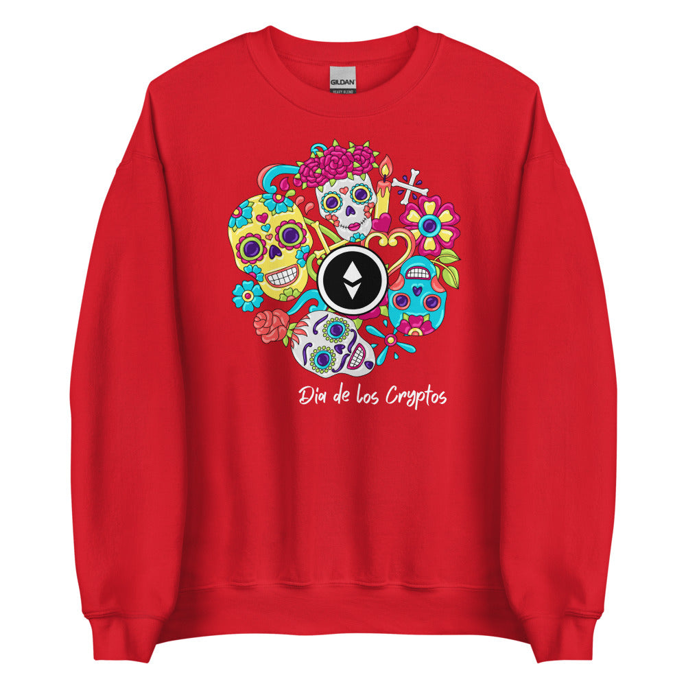 Dia De Los Cryptos (Ethereum) Unisex Sweatshirt