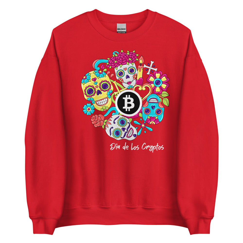 Dia De Los Cryptos (Bitcoin) Unisex Sweatshirt