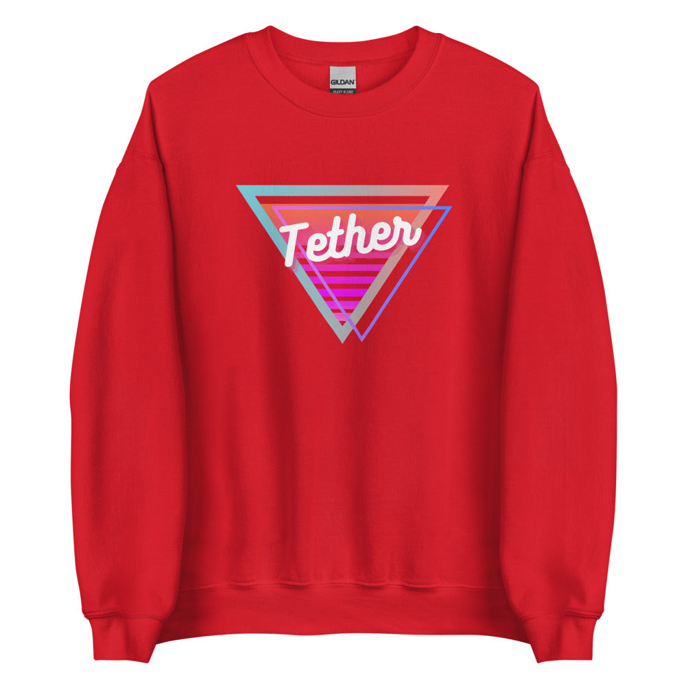 Tether Neon Triangle Unisex Sweatshirt