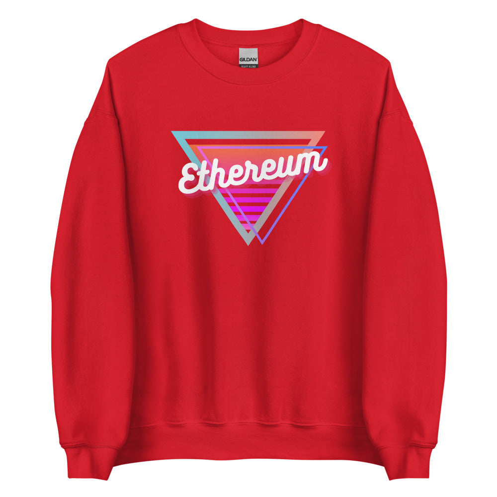 Ethereum Neon Triangle Unisex Sweatshirt