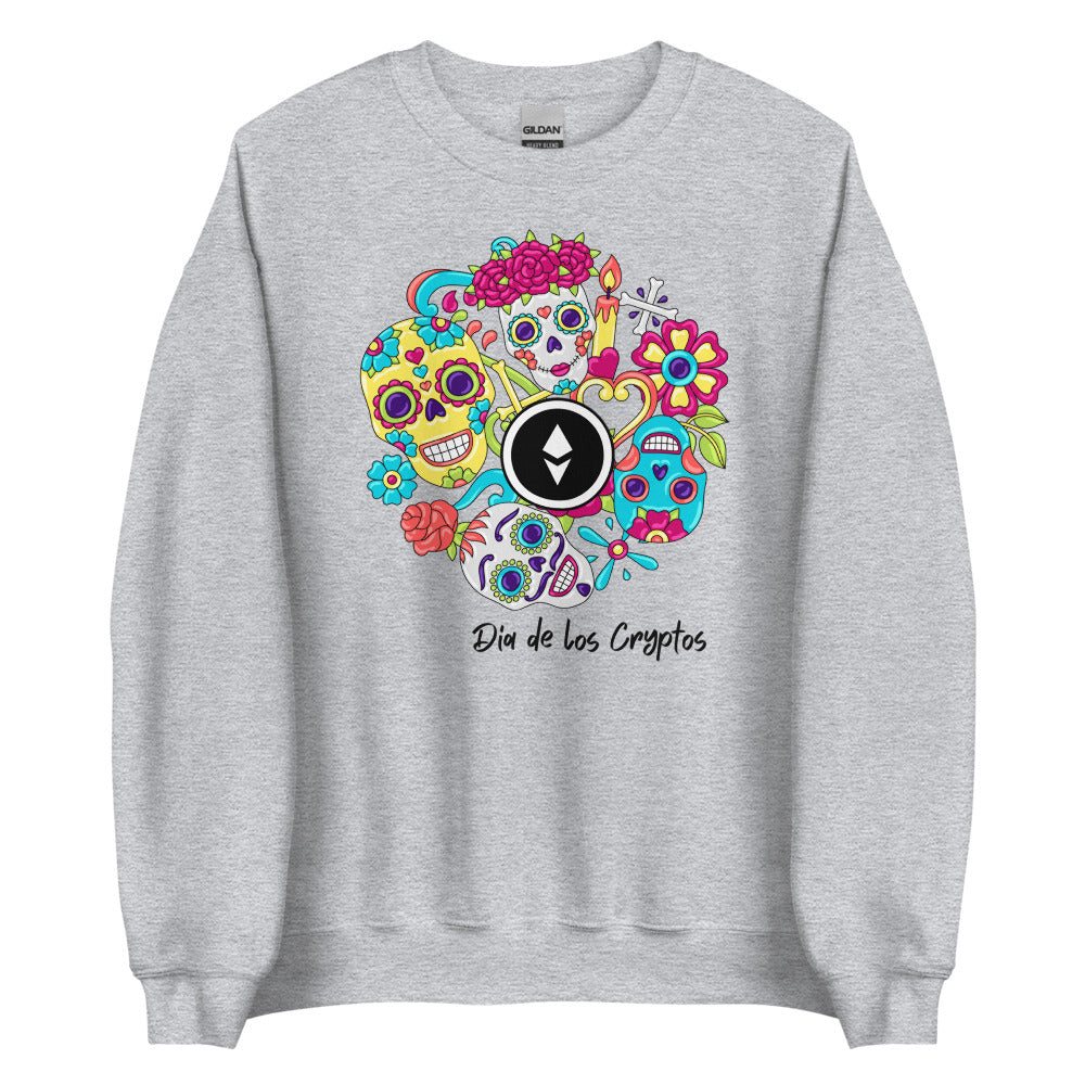 Dia De Los Cryptos (Ethereum) Unisex Sweatshirt