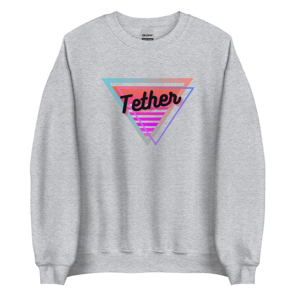 Tether Neon Triangle Unisex Sweatshirt