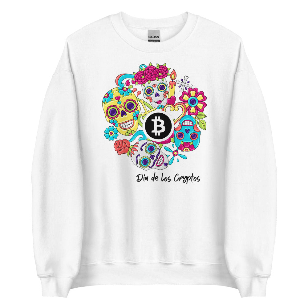 Dia De Los Cryptos (Bitcoin) Unisex Sweatshirt