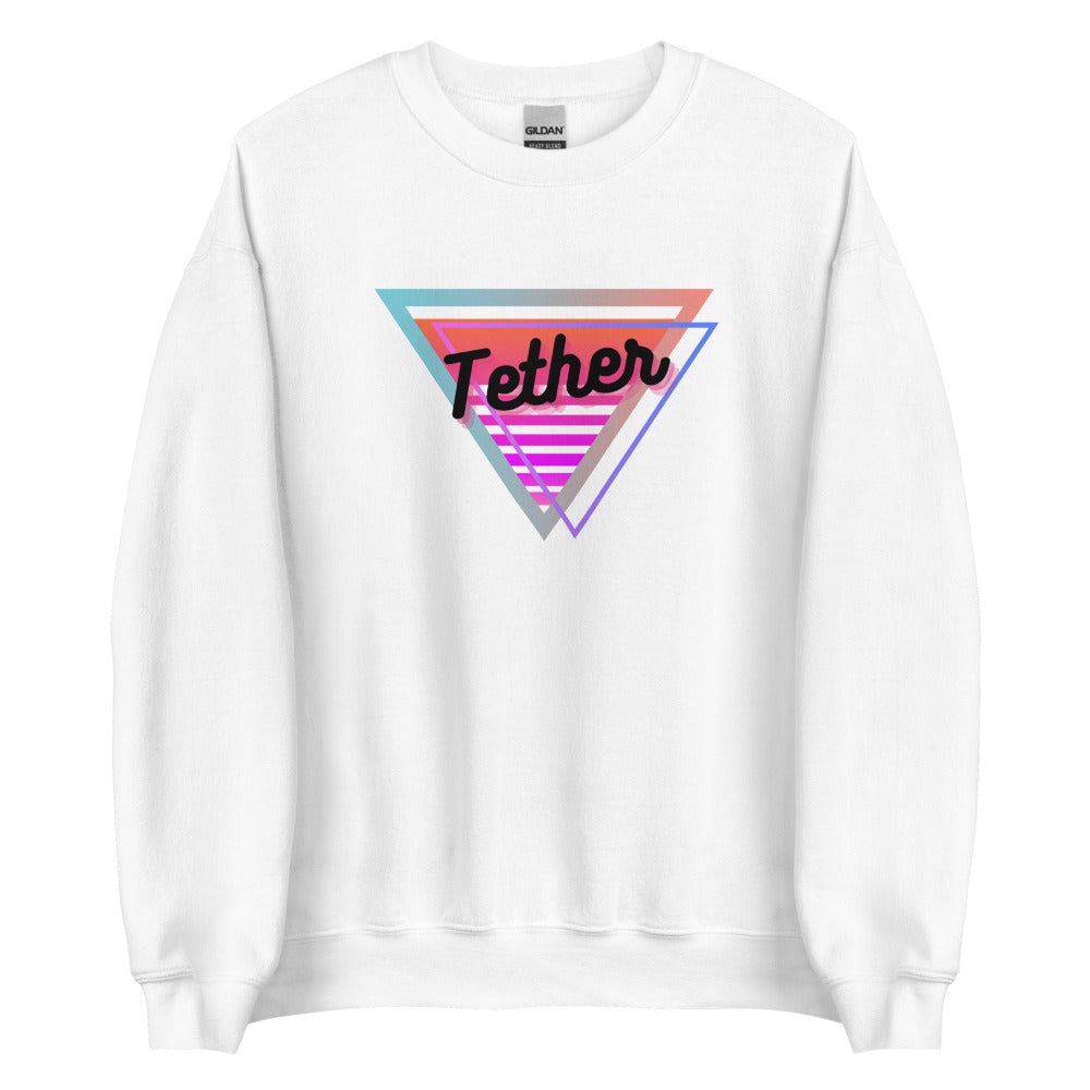 Tether Neon Triangle Unisex Sweatshirt