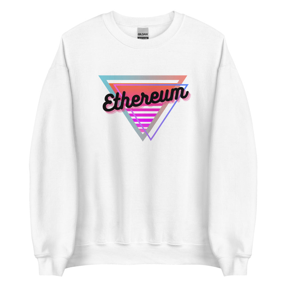 Ethereum Neon Triangle Unisex Sweatshirt