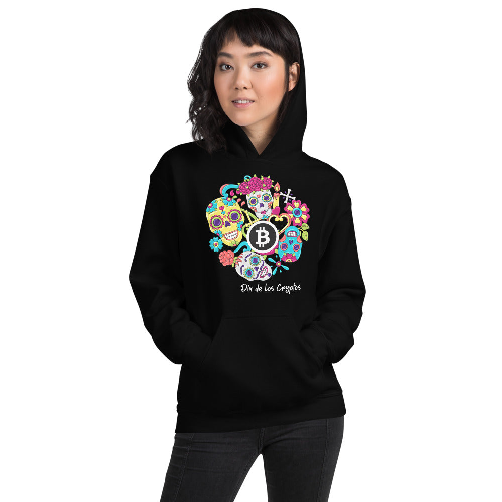 Dia De Los Cryptos (Bitcoin) Unisex Hoodie