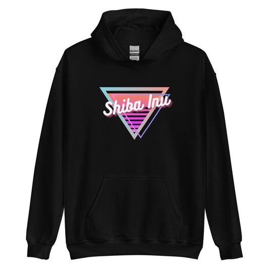 Shiba Inu Neon Triangle Unisex Hoodie