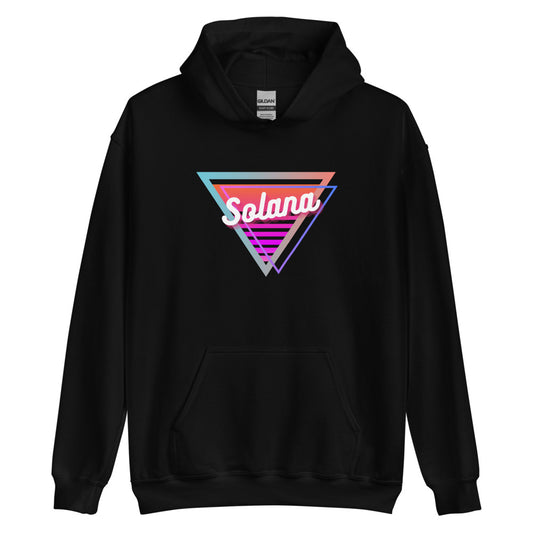 Solana Neon Triangle Unisex Hoodie