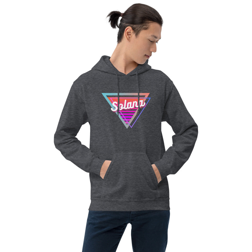 Solana Neon Triangle Unisex Hoodie