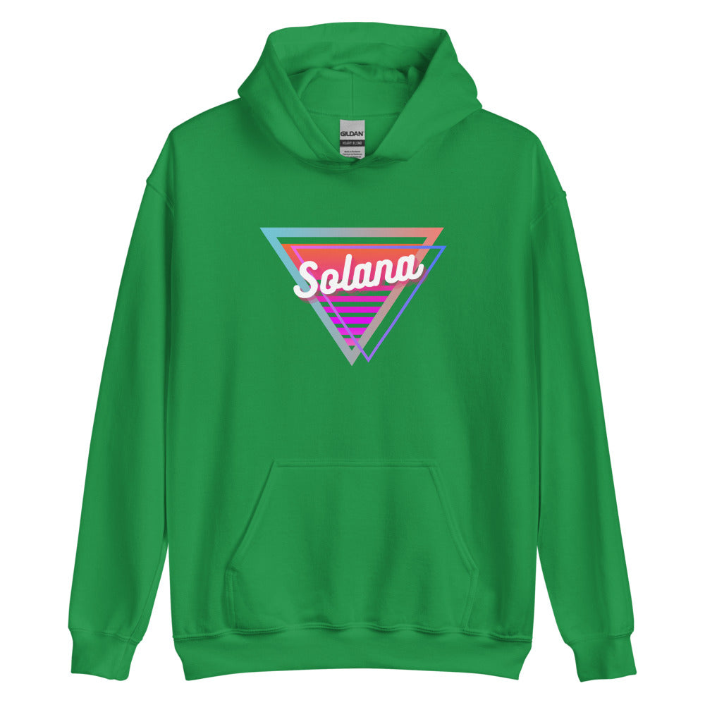 Solana Neon Triangle Unisex Hoodie