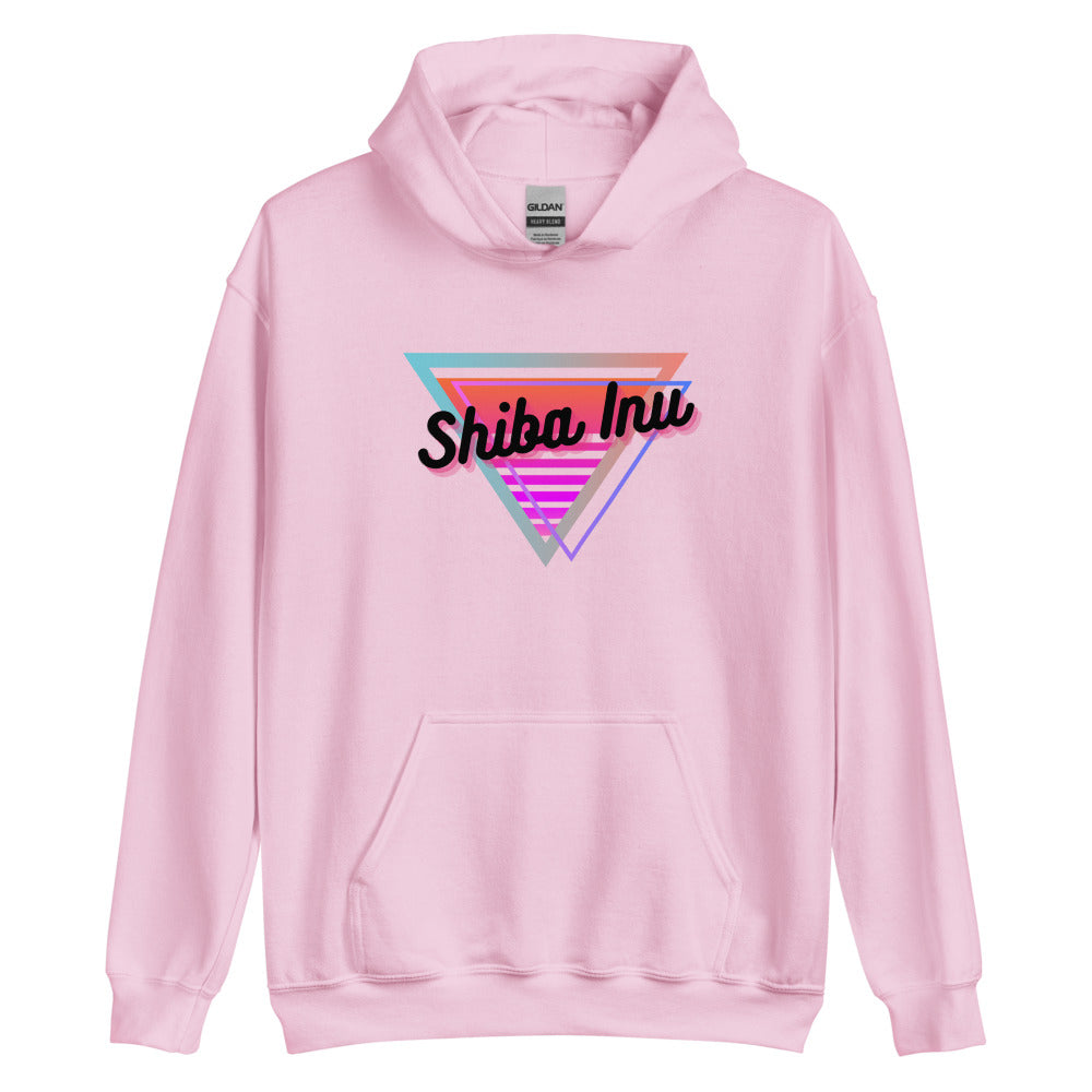 Shiba Inu Neon Triangle Unisex Hoodie