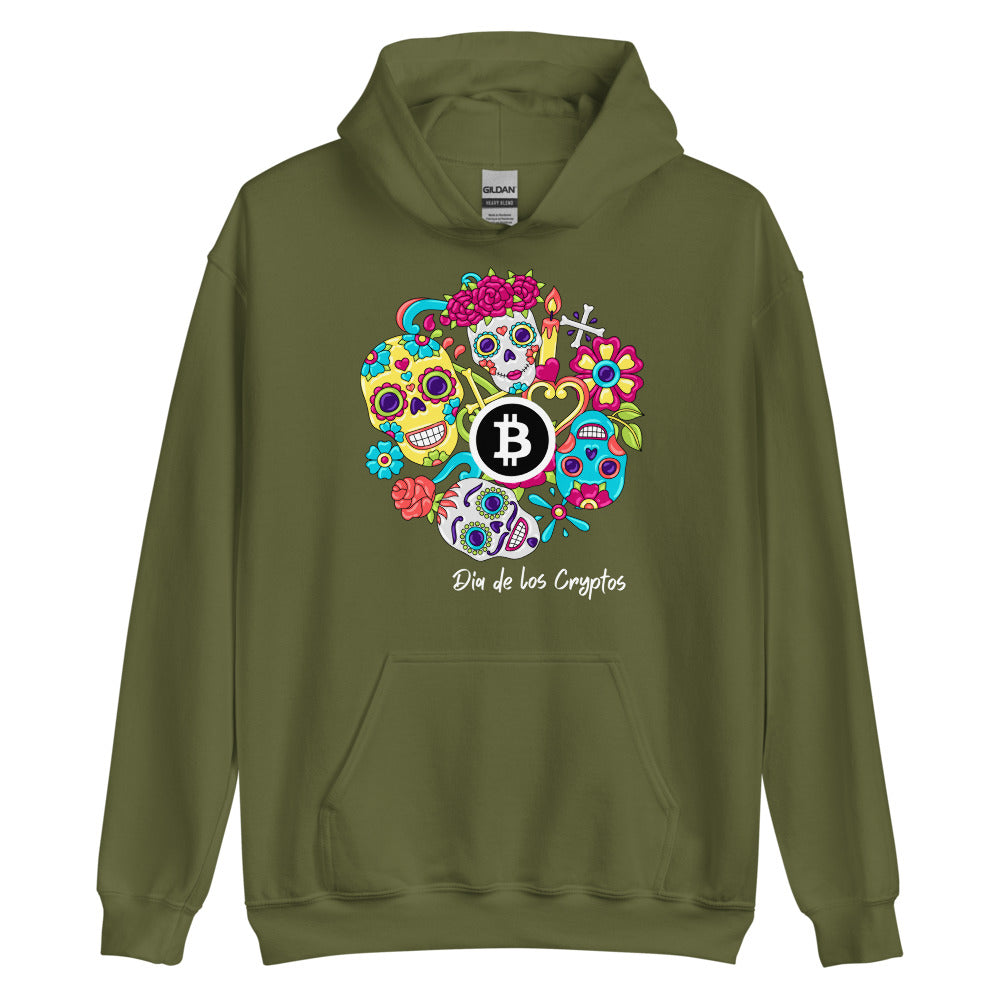 Dia De Los Cryptos (Bitcoin) Unisex Hoodie