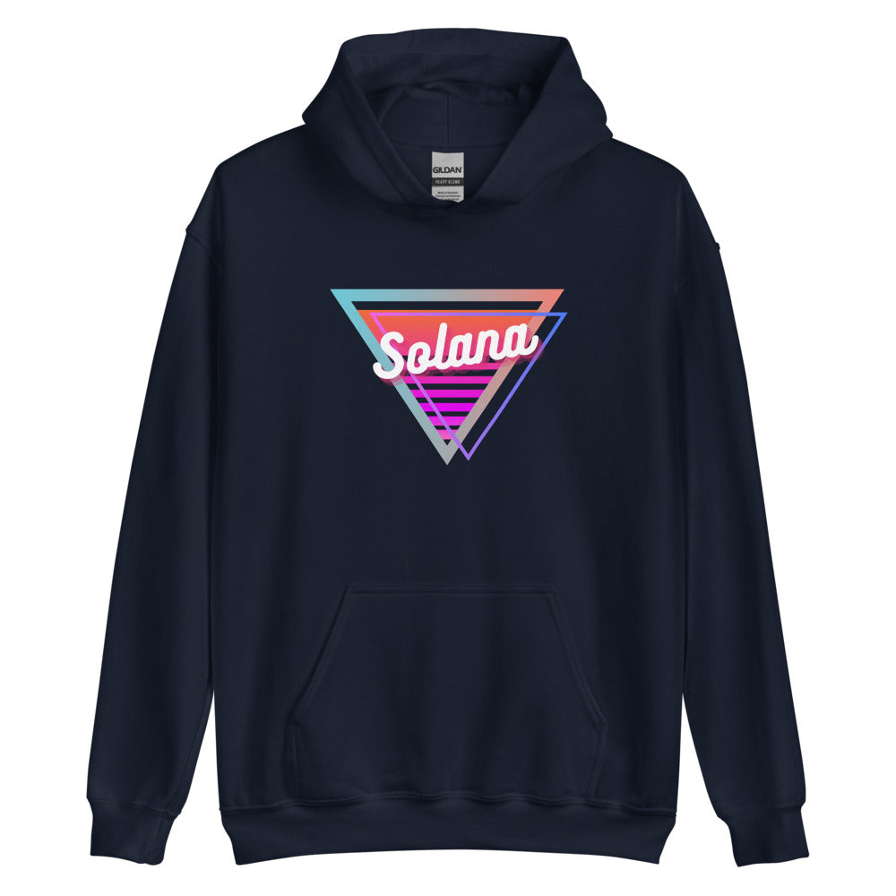 Solana Neon Triangle Unisex Hoodie