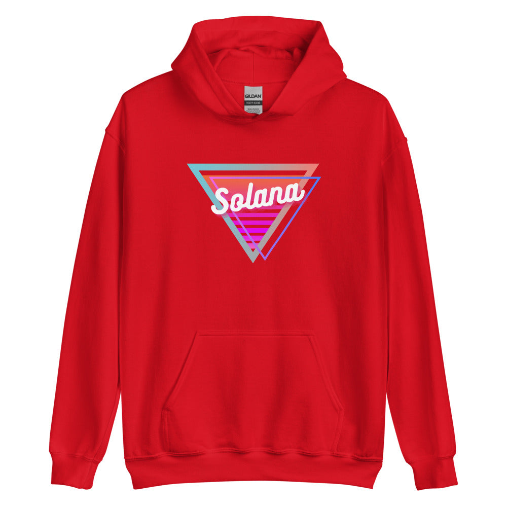 Solana Neon Triangle Unisex Hoodie