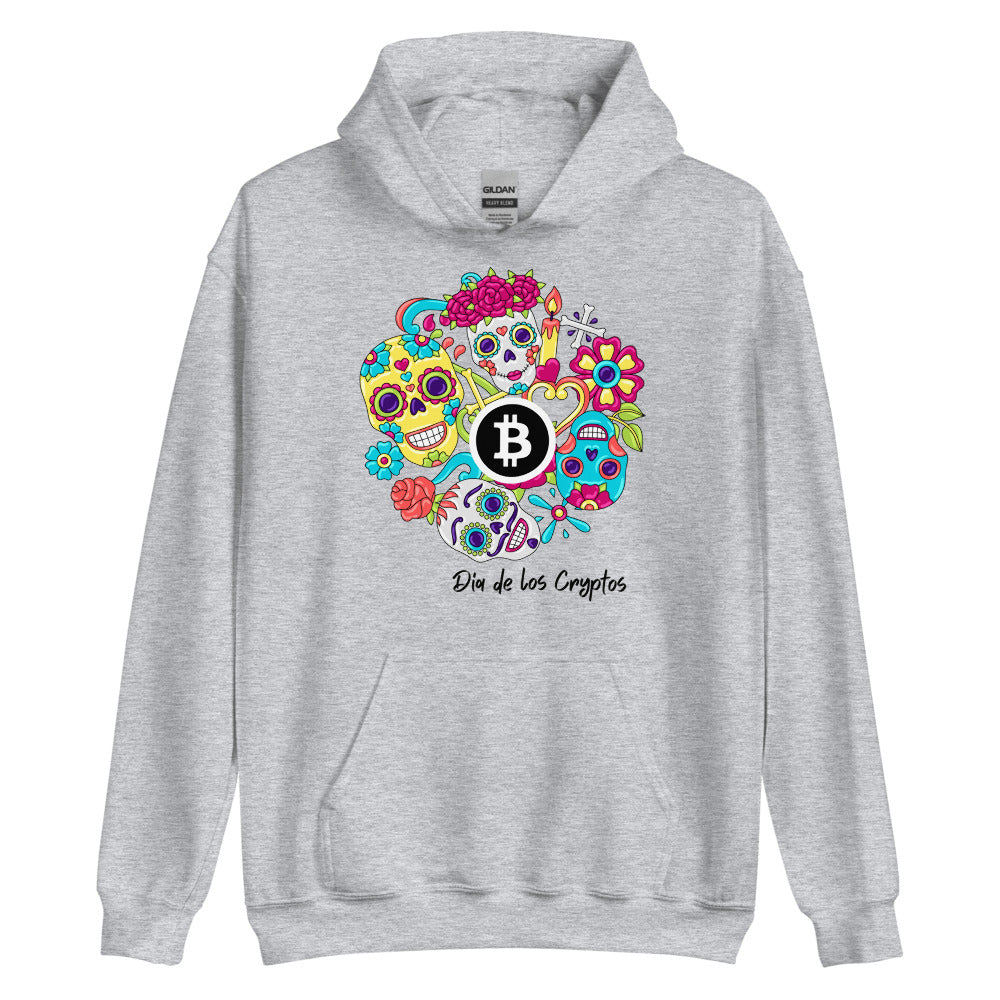 Dia De Los Cryptos (Bitcoin) Unisex Hoodie