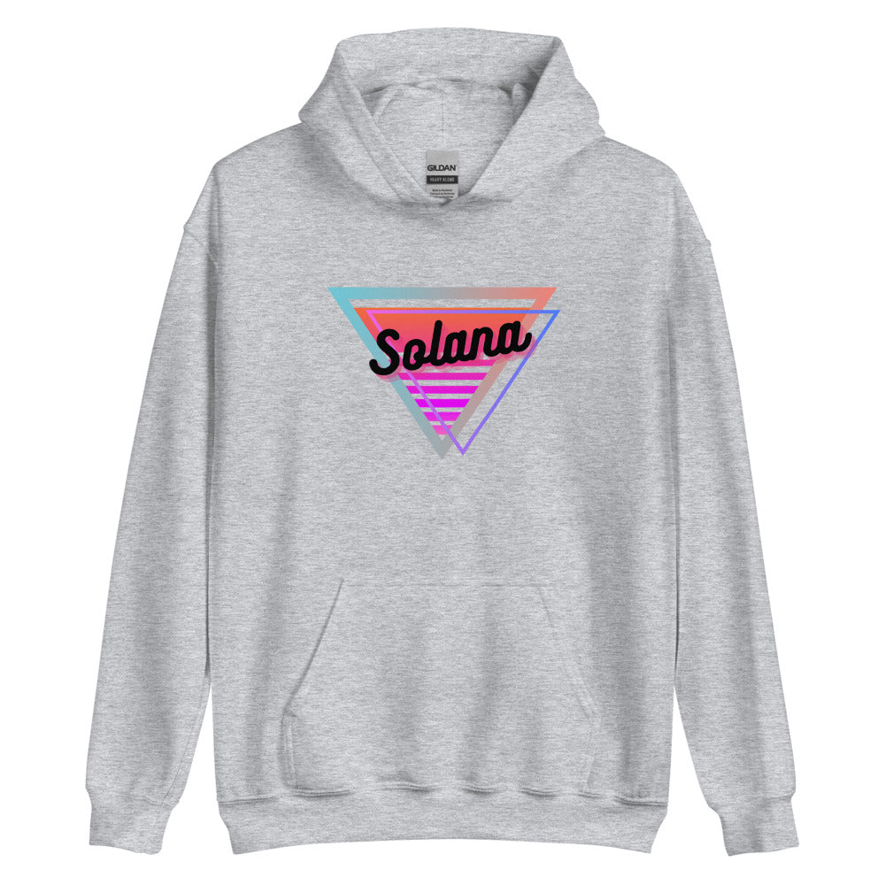 Solana Neon Triangle Unisex Hoodie