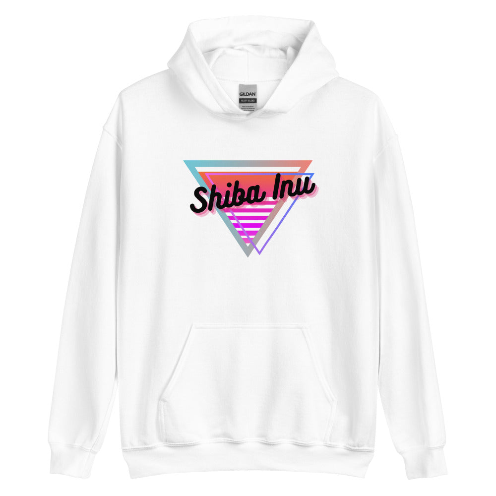 Shiba Inu Neon Triangle Unisex Hoodie