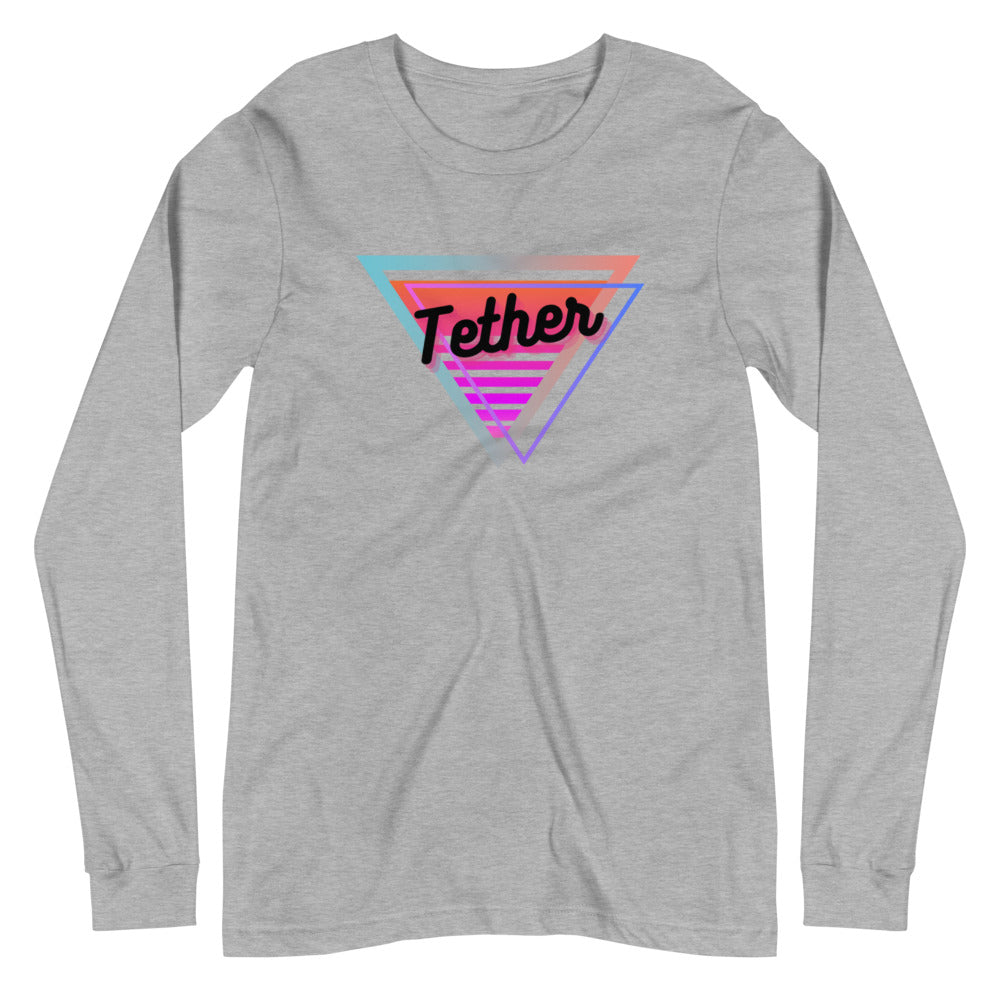 Tether Neon Triangle Unisex Long Sleeve Tee