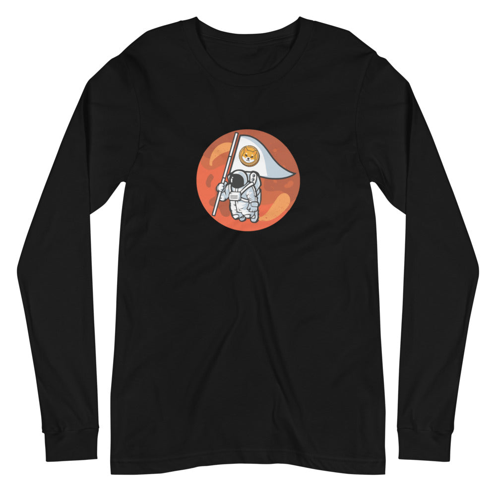 Shiba Inu To The Moon Unisex Long Sleeve Tee