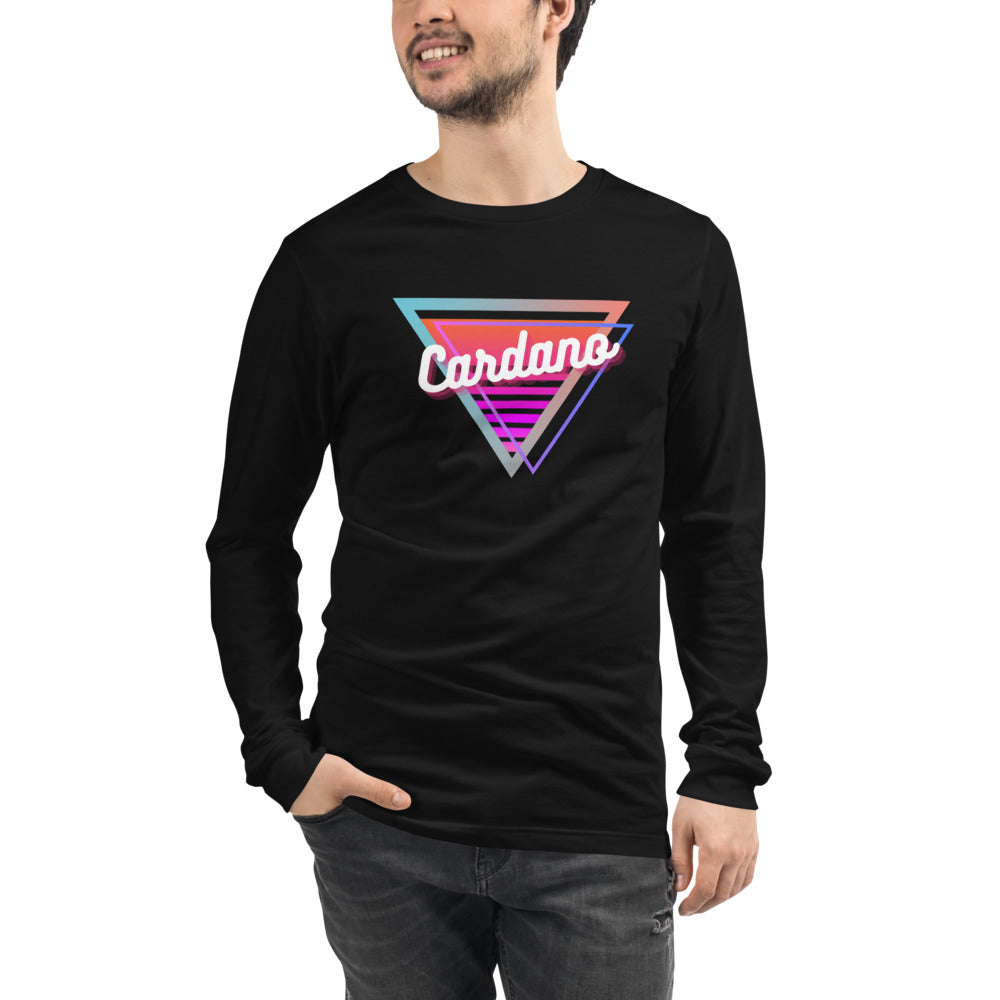 Cardano Neon Triangle Unisex Long Sleeve Tee