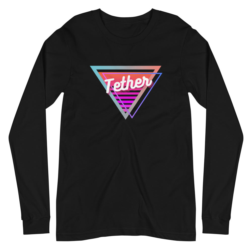 Tether Neon Triangle Unisex Long Sleeve Tee