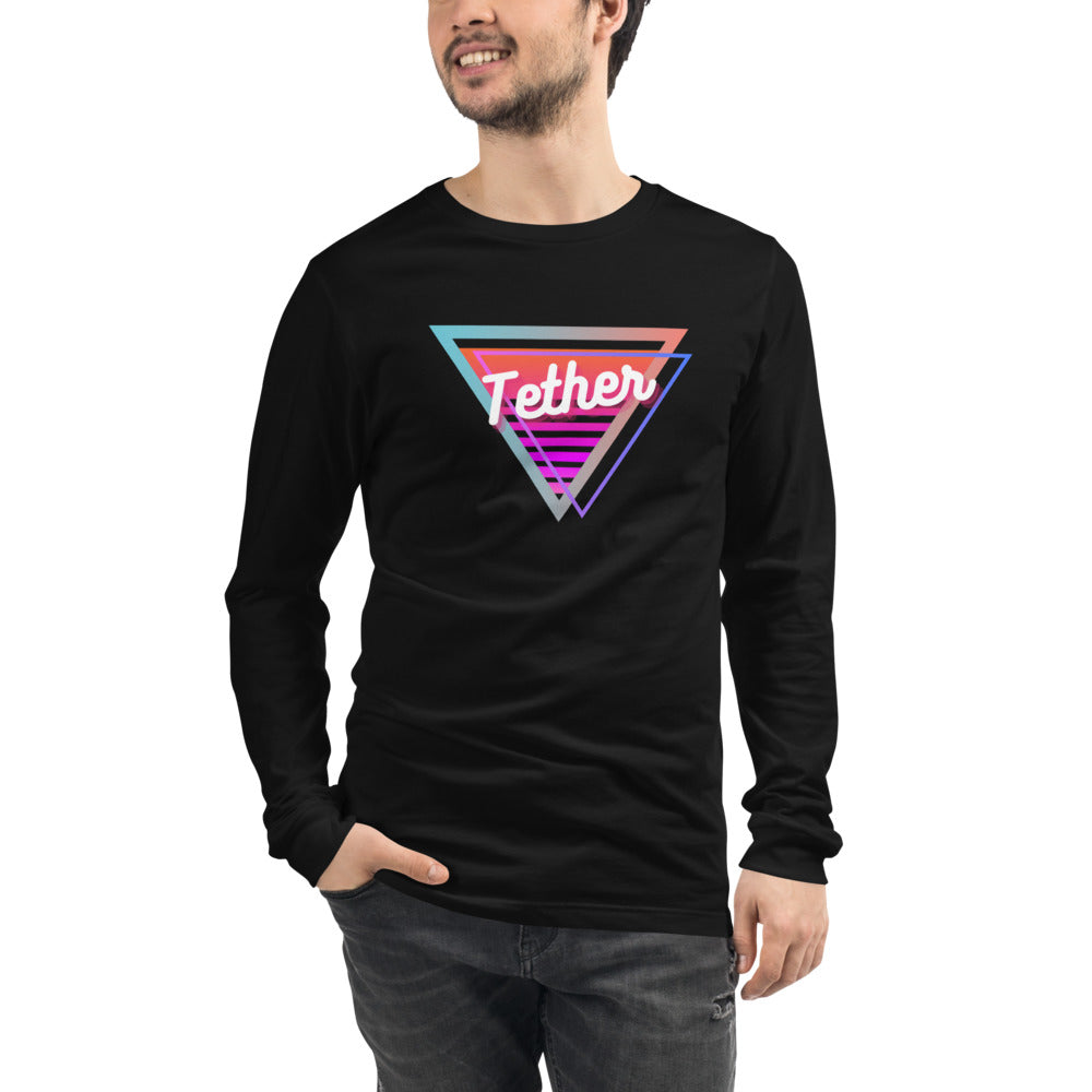 Tether Neon Triangle Unisex Long Sleeve Tee