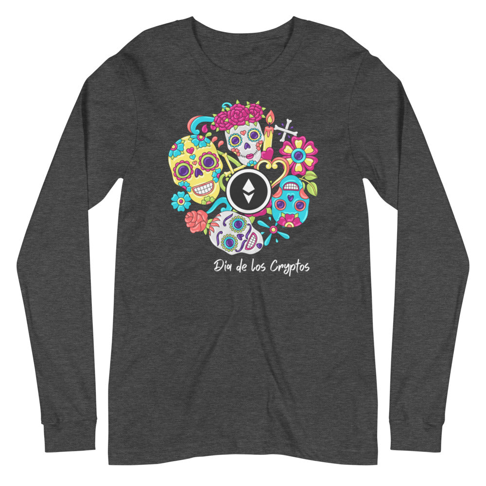 Dia De Los Cryptos (Ethereum) Unisex Long Sleeve Tee