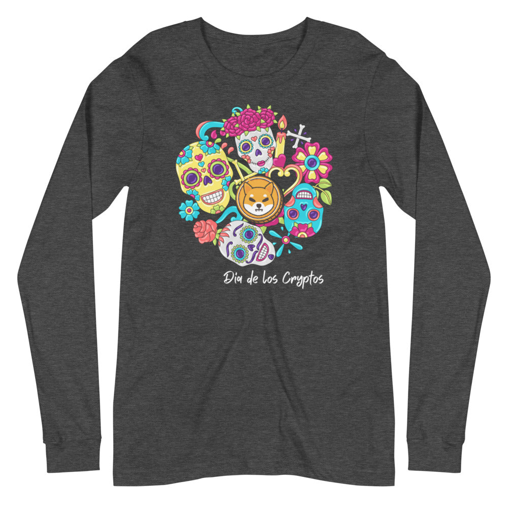 Dia De Los Cryptos (Shiba Inu) Unisex Long Sleeve Tee