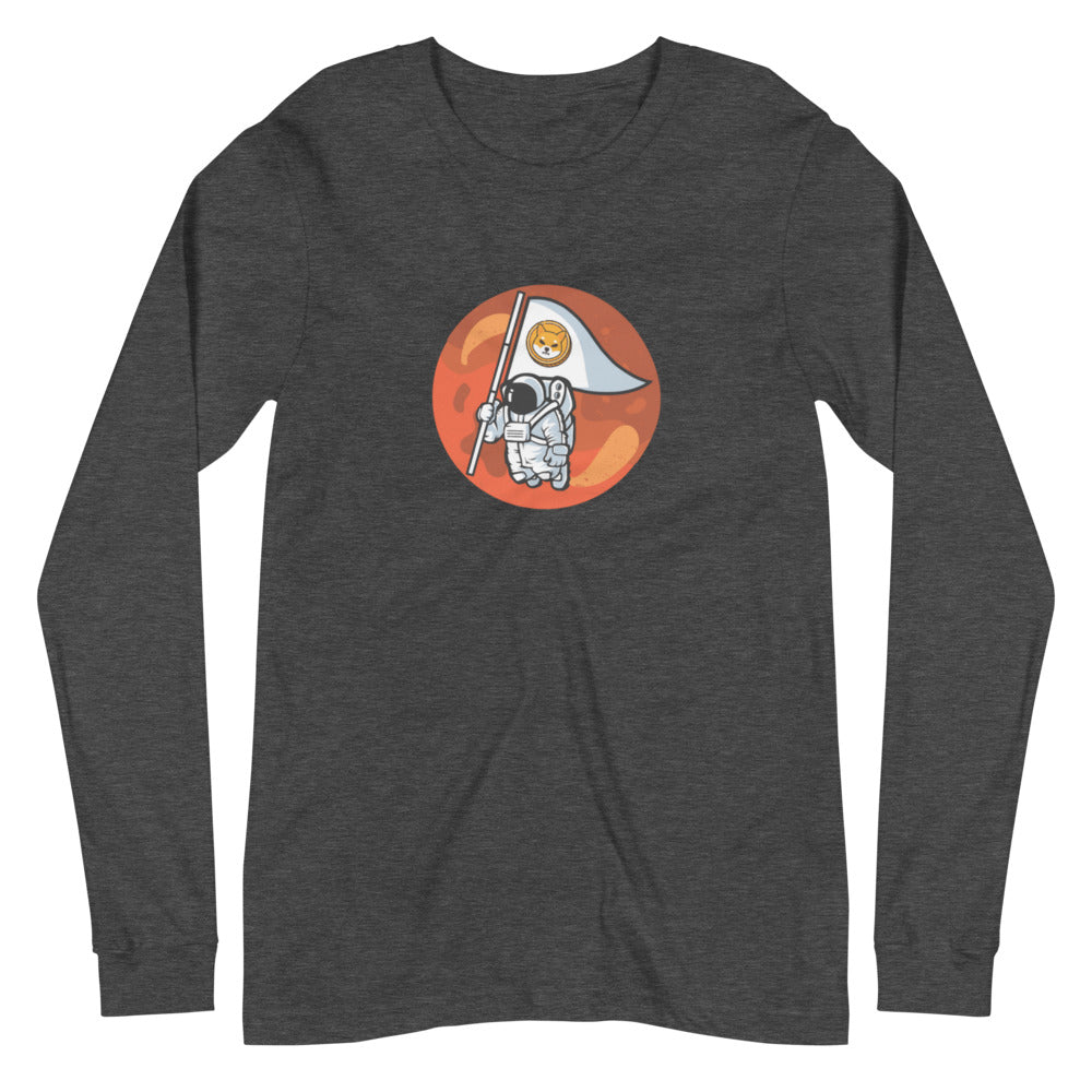 Shiba Inu To The Moon Unisex Long Sleeve Tee