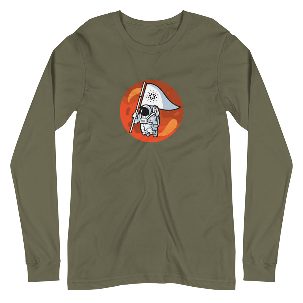 Cardano To The Moon Unisex Long Sleeve Tee
