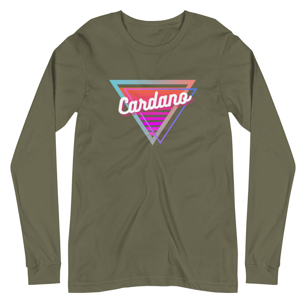 Cardano Neon Triangle Unisex Long Sleeve Tee