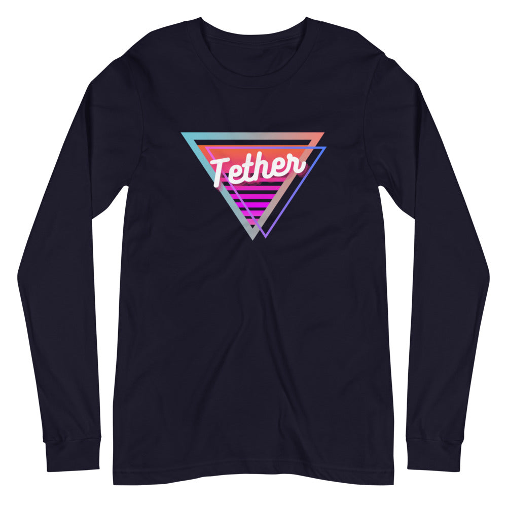 Tether Neon Triangle Unisex Long Sleeve Tee