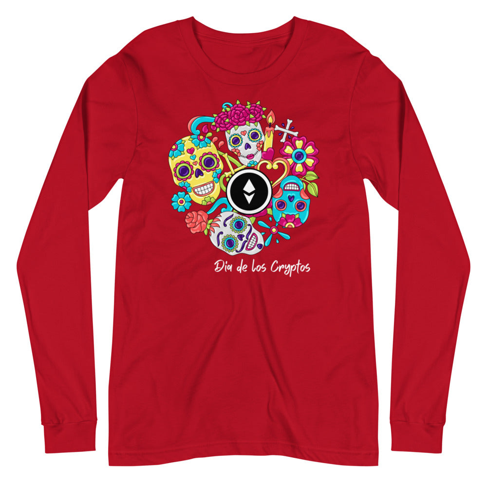 Dia De Los Cryptos (Ethereum) Unisex Long Sleeve Tee