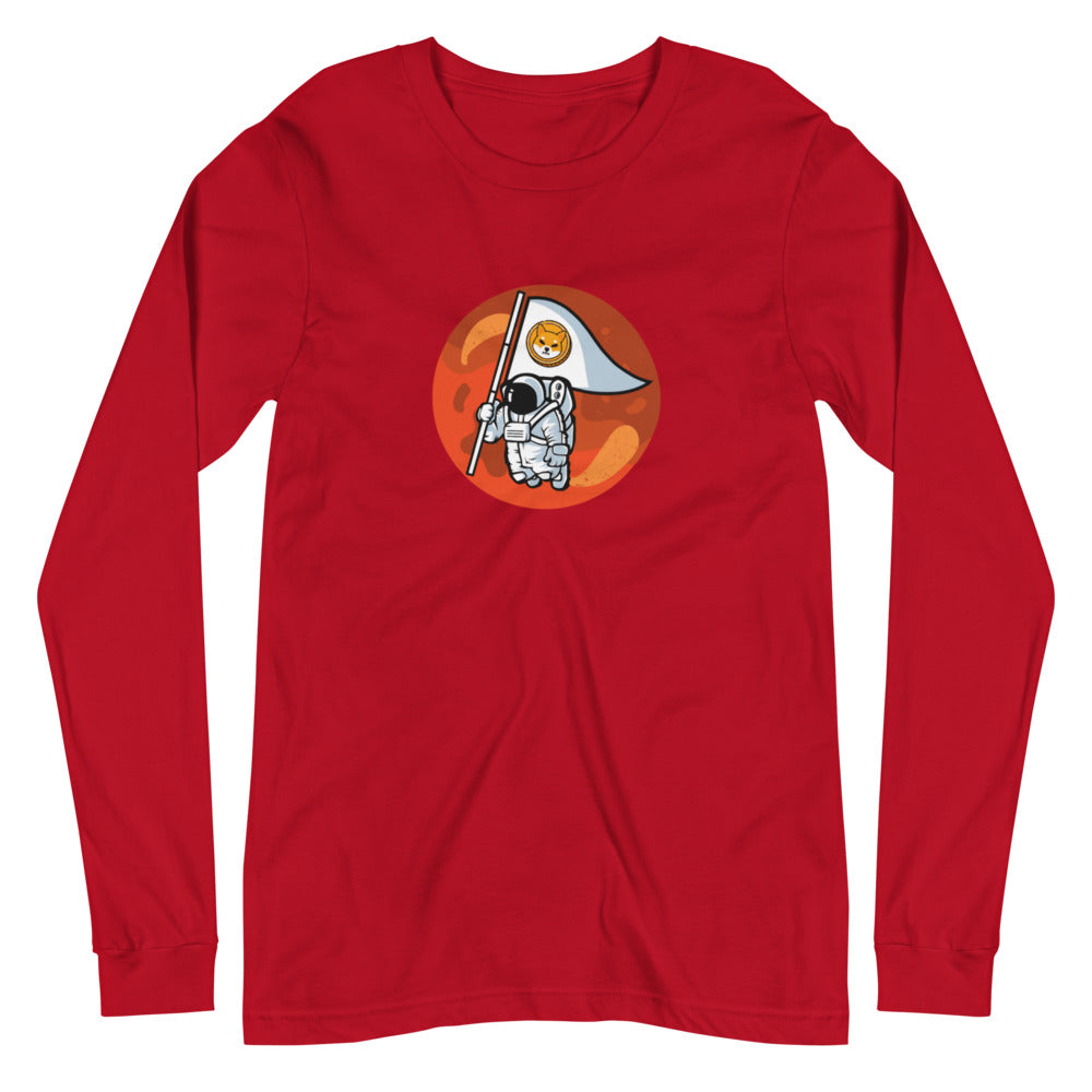 Shiba Inu To The Moon Unisex Long Sleeve Tee