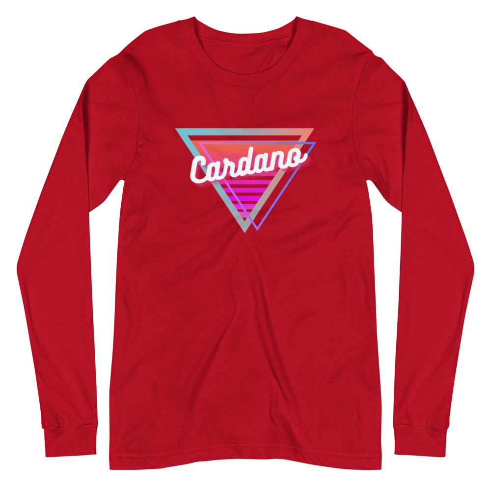 Cardano Neon Triangle Unisex Long Sleeve Tee