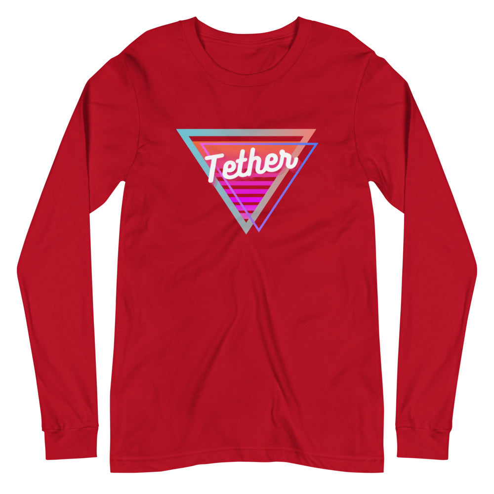 Tether Neon Triangle Unisex Long Sleeve Tee