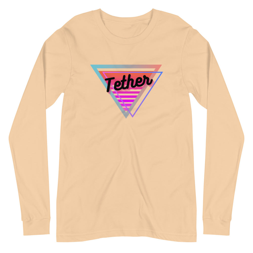 Tether Neon Triangle Unisex Long Sleeve Tee